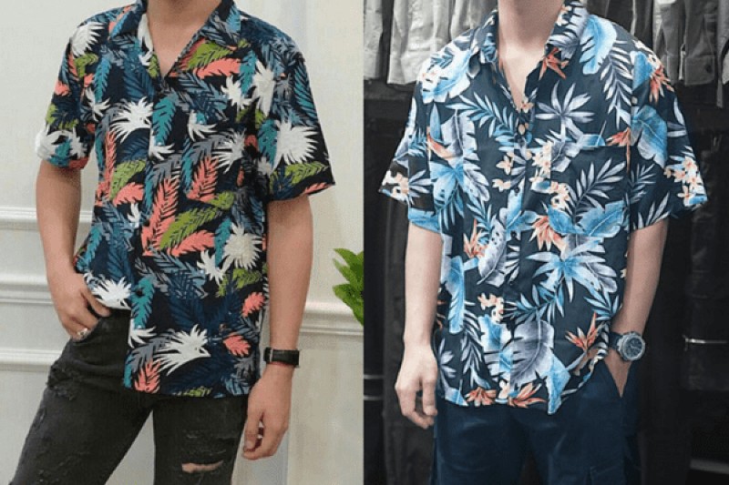 Áo sơ mi họa tiết hoa văn có thiết kế độc đáo phù hợp cho những chuyến du lịch