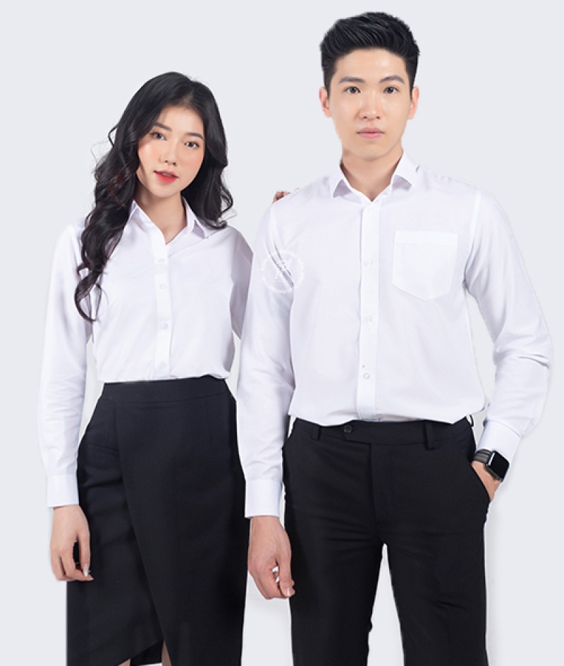 Áo sơ mi trắng cực kỳ trẻ trung, thanh lịch phù hợp môi trường công sở