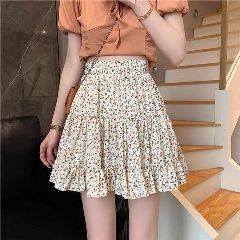 Chân váy 3 tầng ngắn mix áo thun