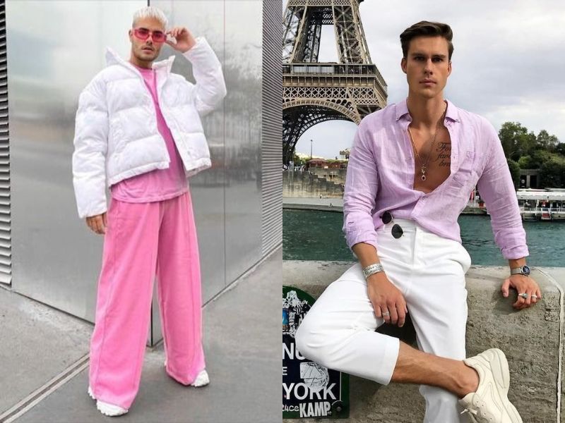 Nam giới có thể tha hồ mix & match với các gam màu pastel