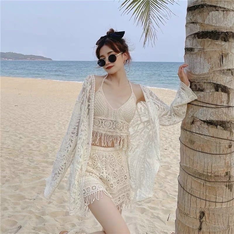 Áo lưới, cardigan mỏng – Layer cá tính, chống nắng hiệu quả