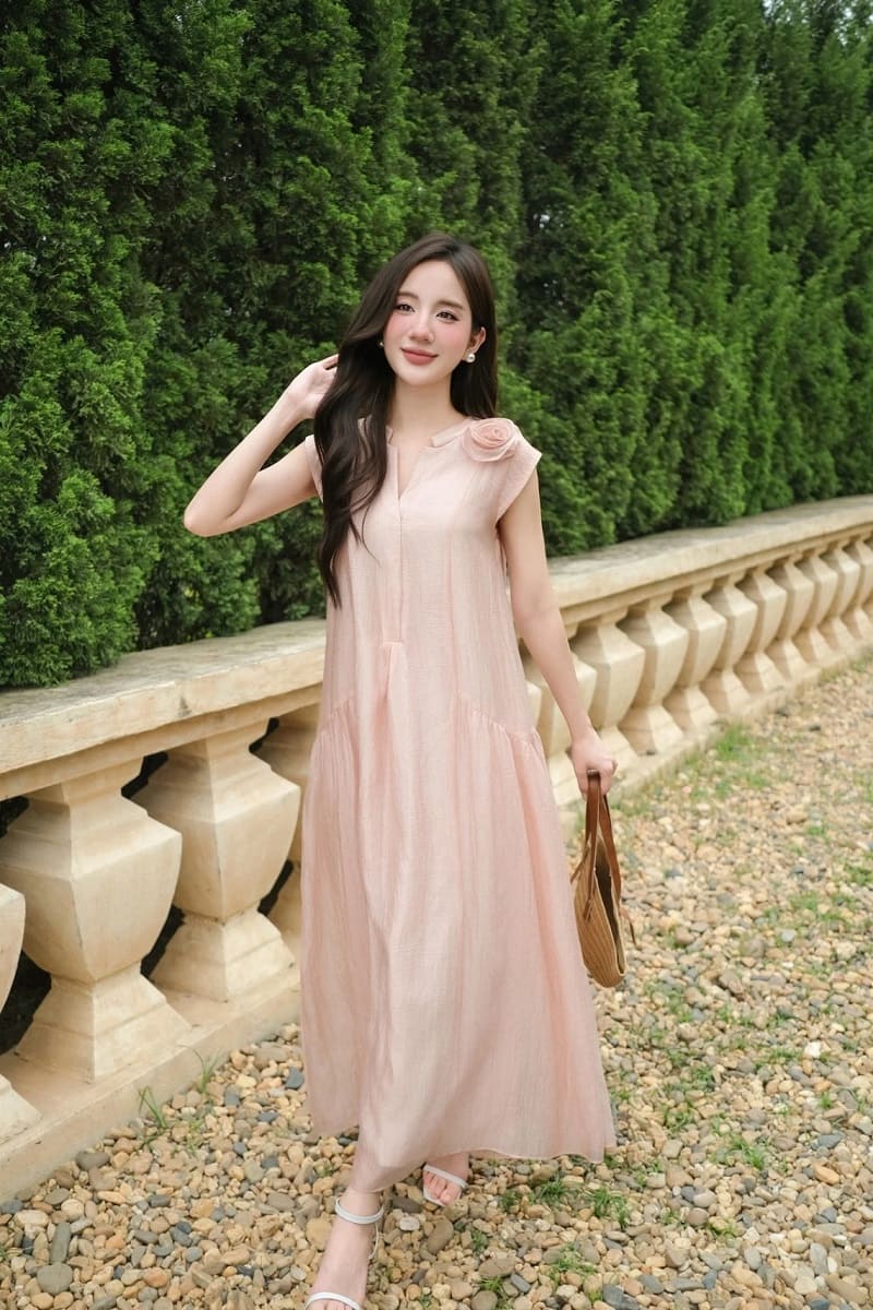 Mặc đầm dài cho mùa hè