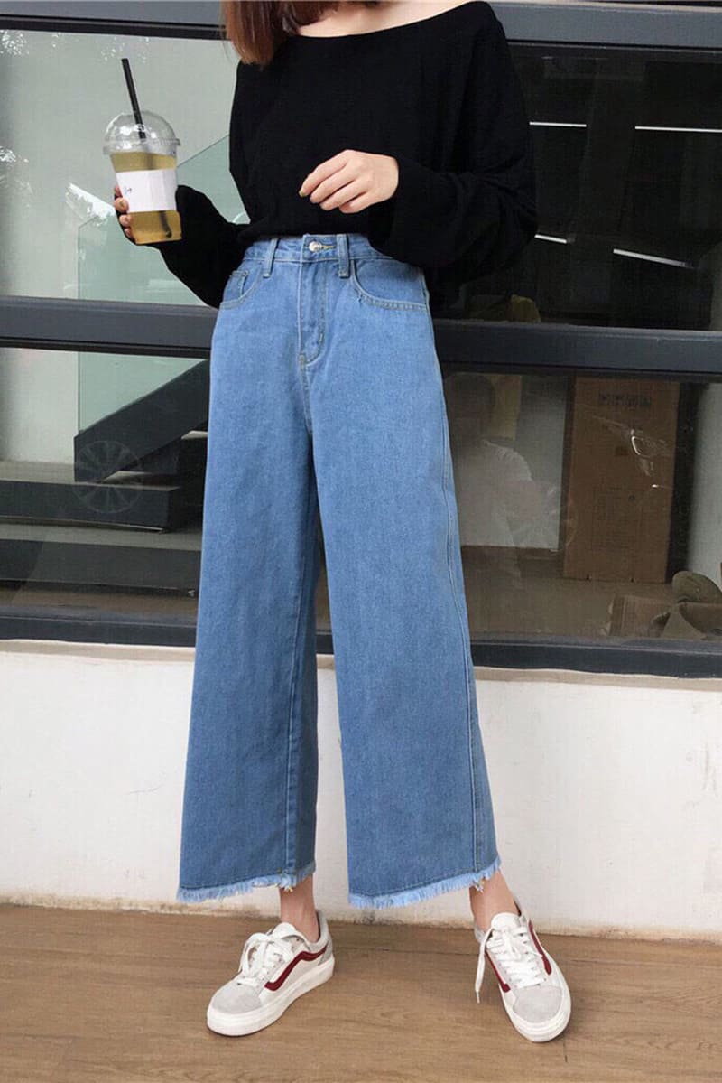 Quần jeans không bao giờ lỗi mốt