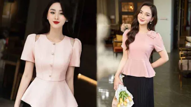 Áo Peplum cũng là một trong những item thời trang cho người vai to lý tưởng