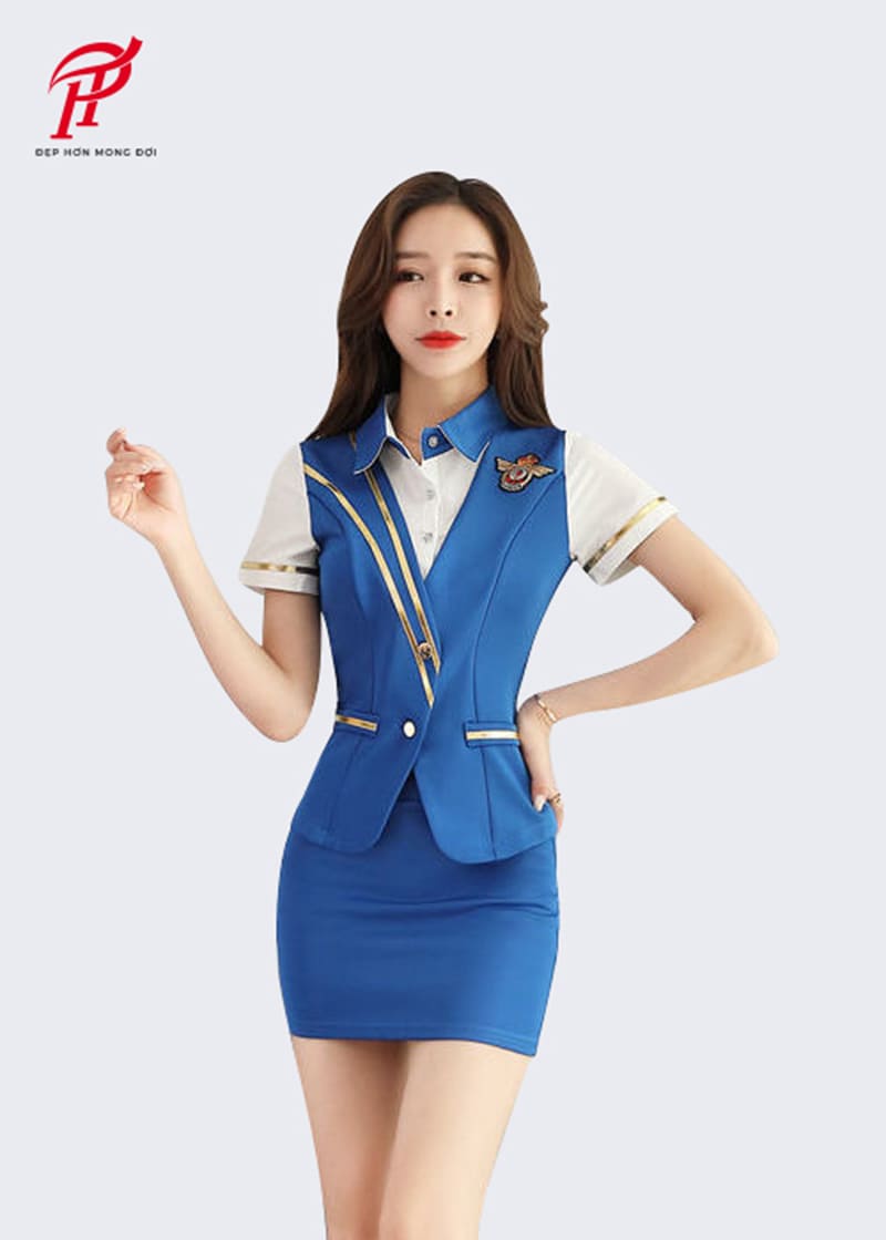 Mẫu đồng phục chân váy