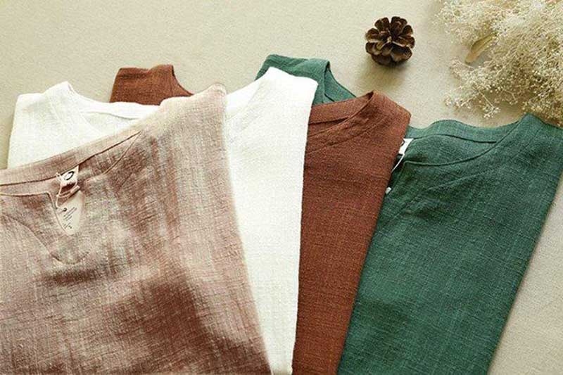 Vải đũi thô được dệt từ chất liệu tơ tằm thô