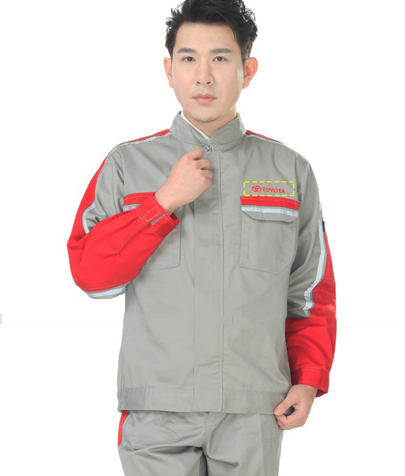 Mẫu áo đồng phục bảo hộ lao động dành cho công nhân của Toyota