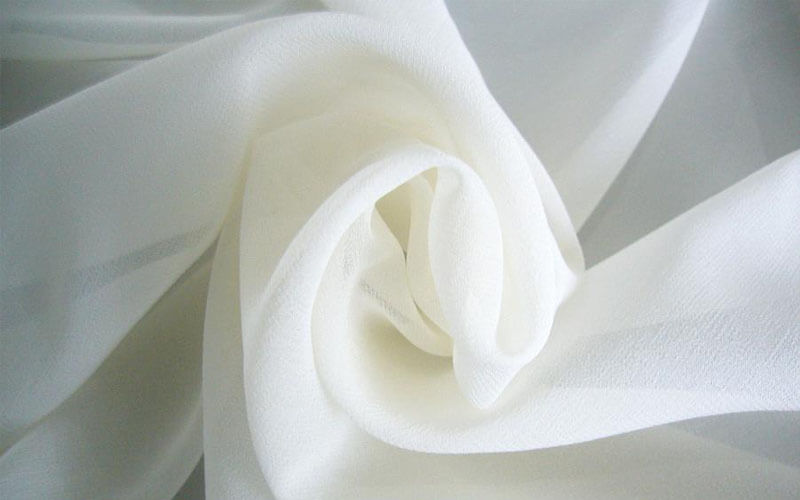 Vải chiffon polyester được tạo từ vật liệu bán tổng hợp