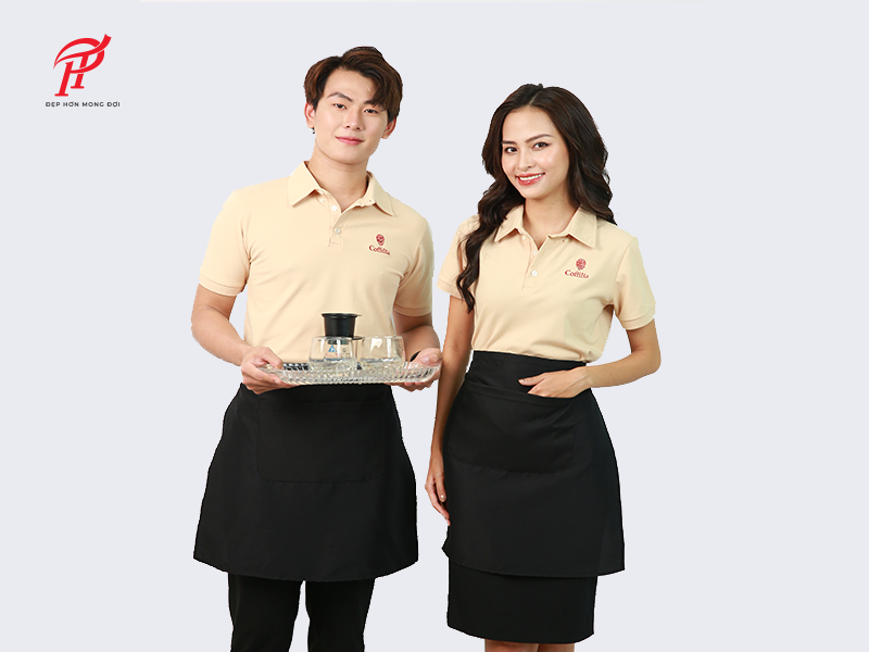 Đồng phục cafe Hàn Quốc sở hữu nét đẹp tinh tế, hiện đại mang tới cảm giác sang trọng cho người mặc.