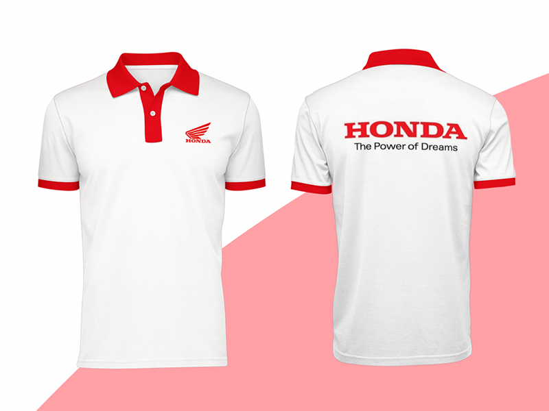 Mẫu đồng phục áo polo Honda