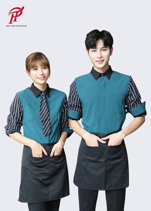 Đồng phục nhà hàng phong cách Hàn Quốc