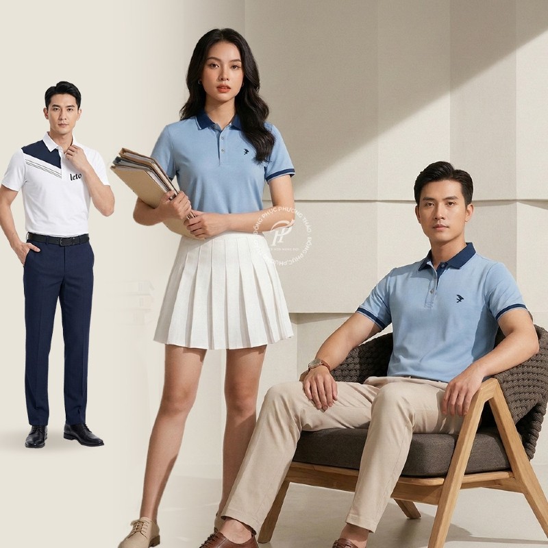 Việc may đồng phục áo thun sẽ giúp cho công ty tăng nhận diện thương hiệu 