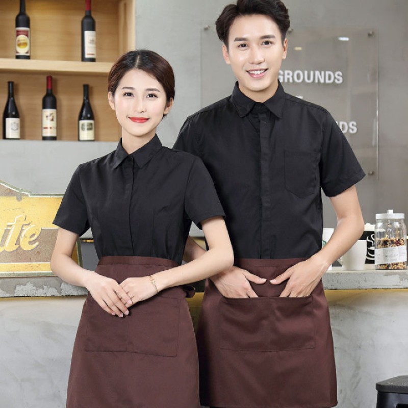 Đồng phục quán cà phê Hàn Quốc sang trọng, thanh lịch
