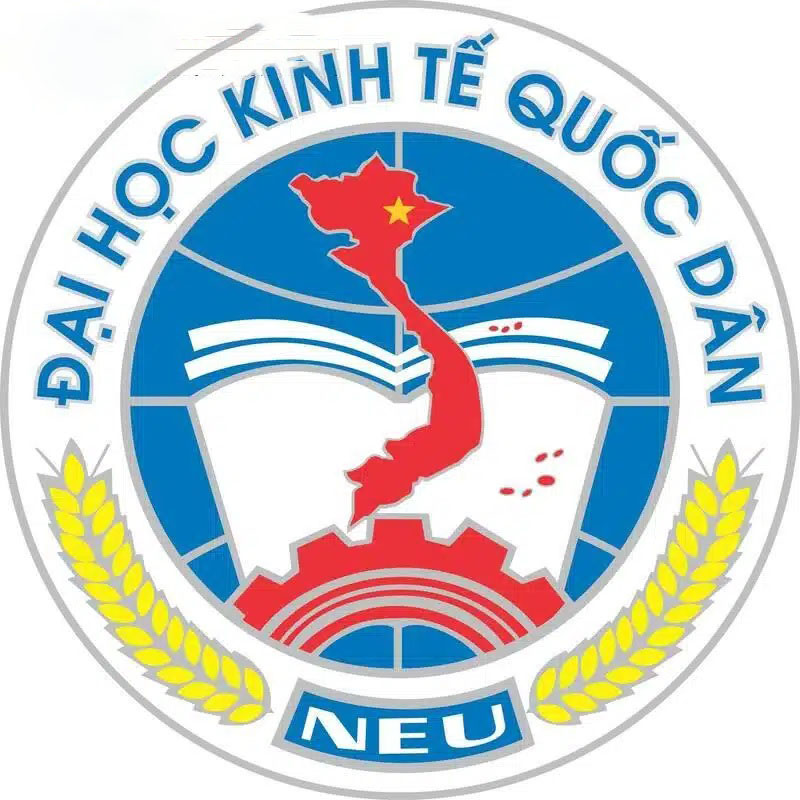 Logo trên áo đồng phục trường Kinh tế Quốc dân