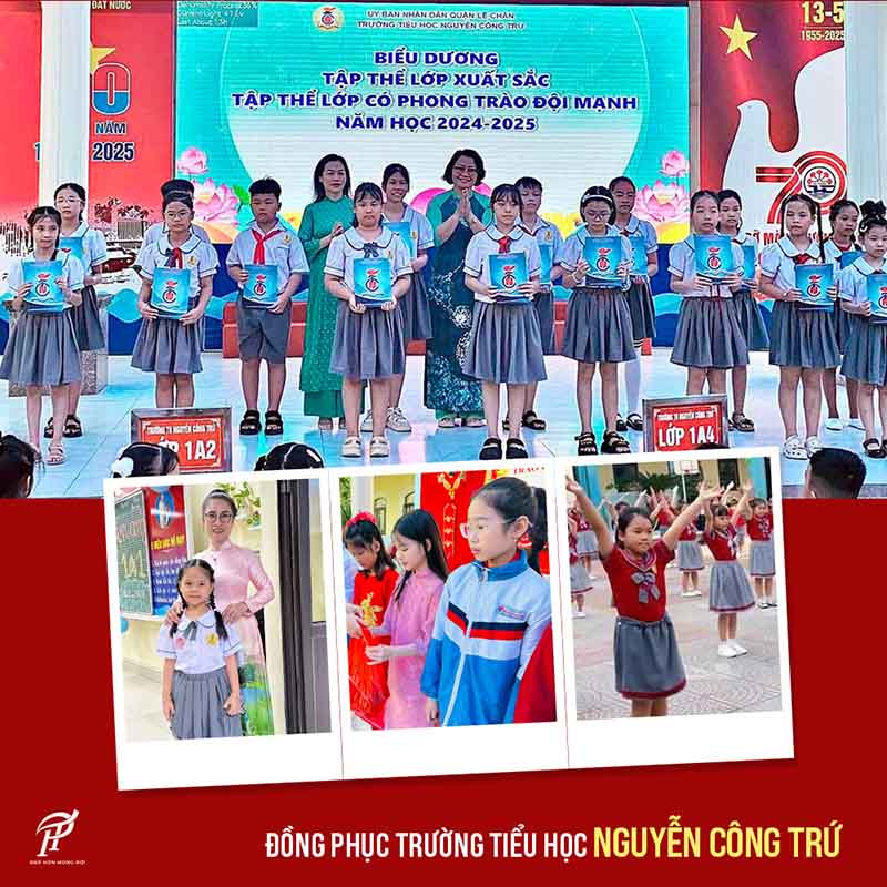 Đồng phục Trường Tiểu học Nguyễn Công Trứ