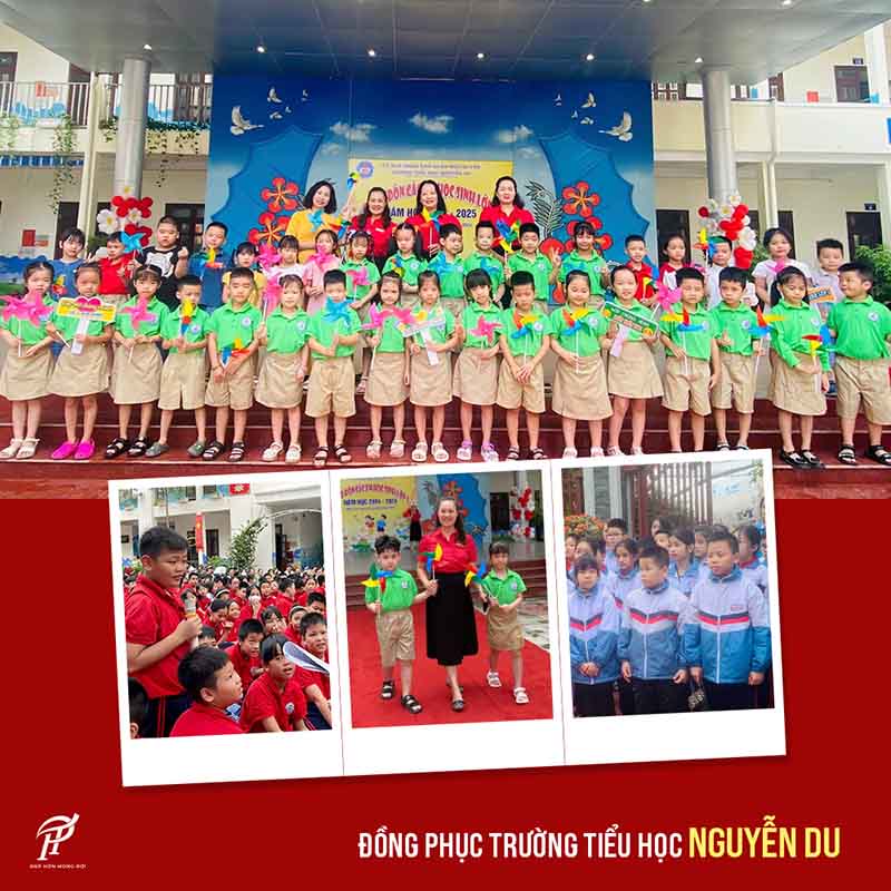 Mẫu đồng phục Trường Tiểu học Nguyễn Du