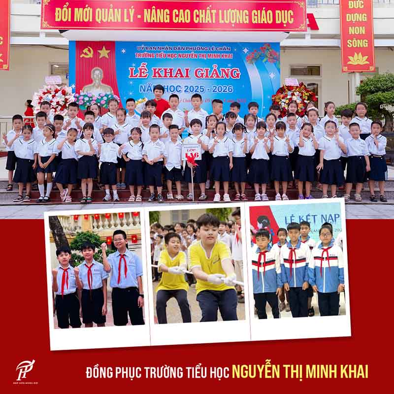 Đồng phục Trường Tiểu học Nguyễn Thị Minh Khai