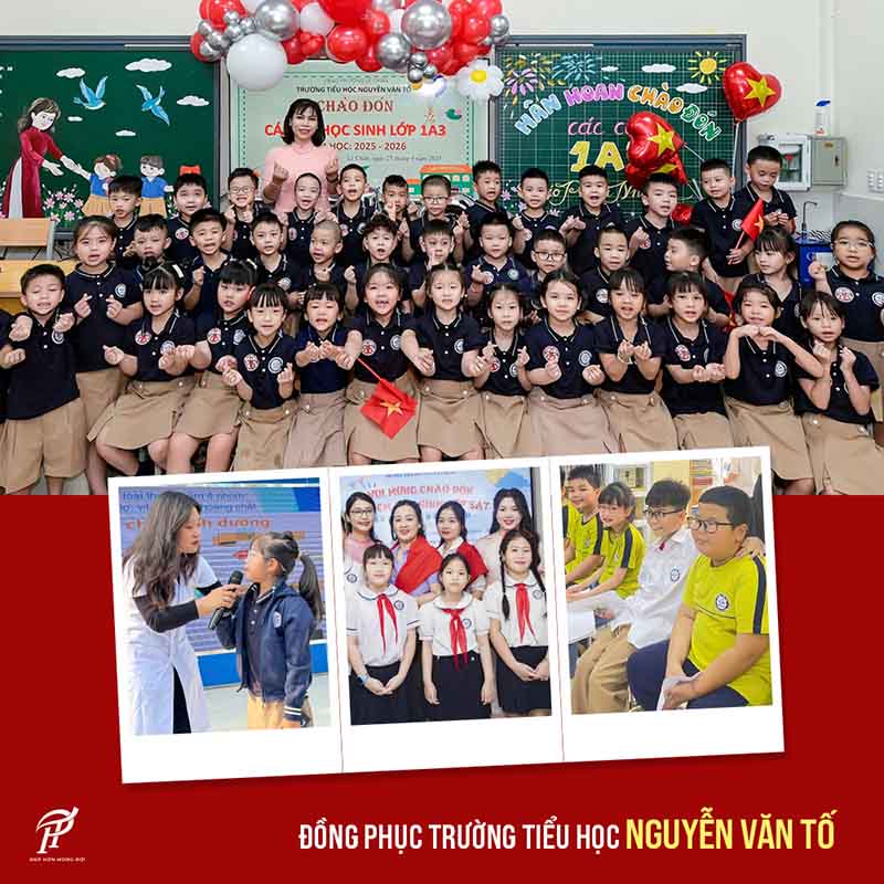 Đồng phục Trường Tiểu học Nguyễn Văn Tố