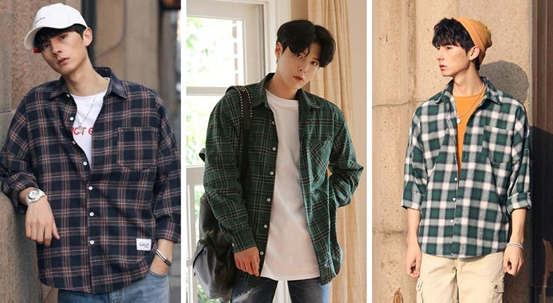 Năng động hơn khi kết hợp áo sơ mi và áo thun