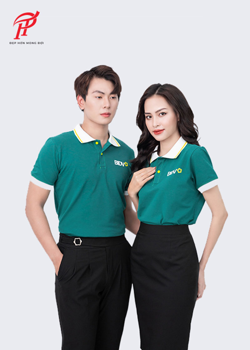 Mẫu áo đồng phục ngân hàng BIDV
