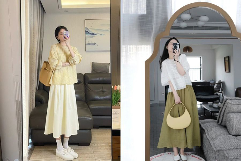 Áo sơ mi kiểu baby doll giúp các bạn nữ thêm phần dễ thương