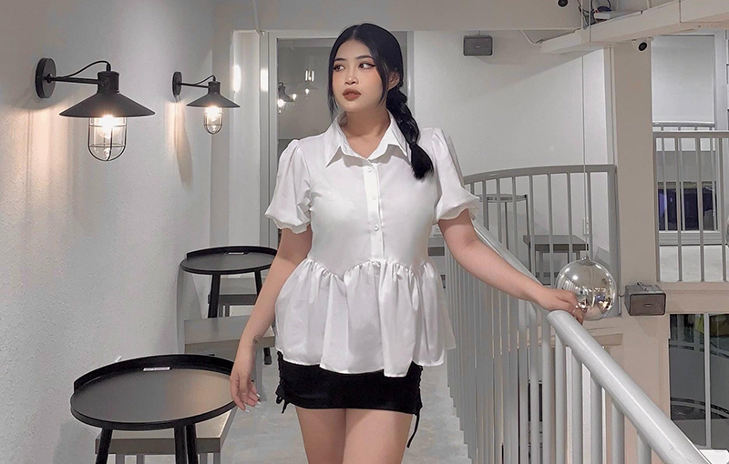 Đây là kiểu áo giúp bạn che khuyết điểm phần bụng tốt hơn