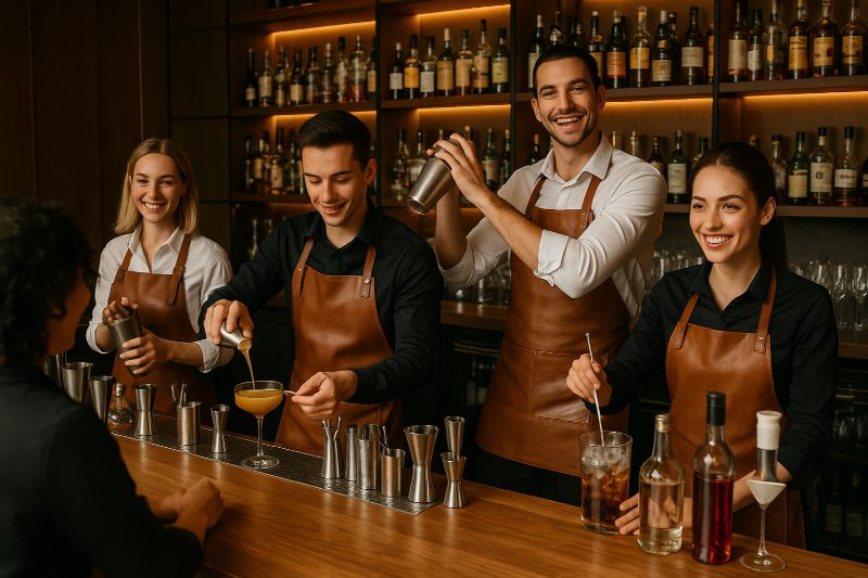 Đồng phục cho nhân viên quầy pha chế