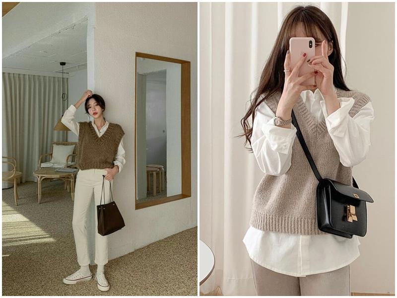 Công thức phối đồ này mang đến sự trẻ trung, thanh lịch mà vẫn ấm áp