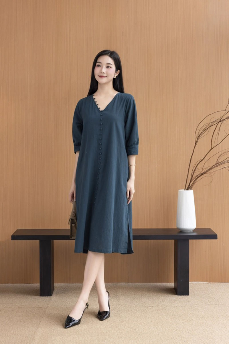 Đầm suông thanh lịch