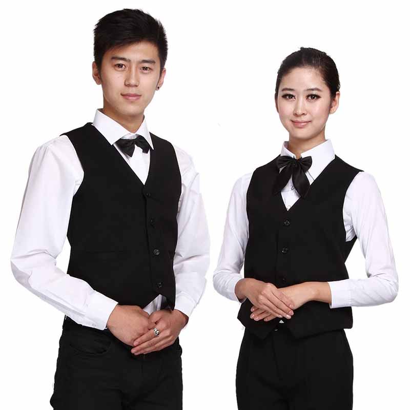 Đồng phục lễ tân nhà hàng phong cách châu Âu