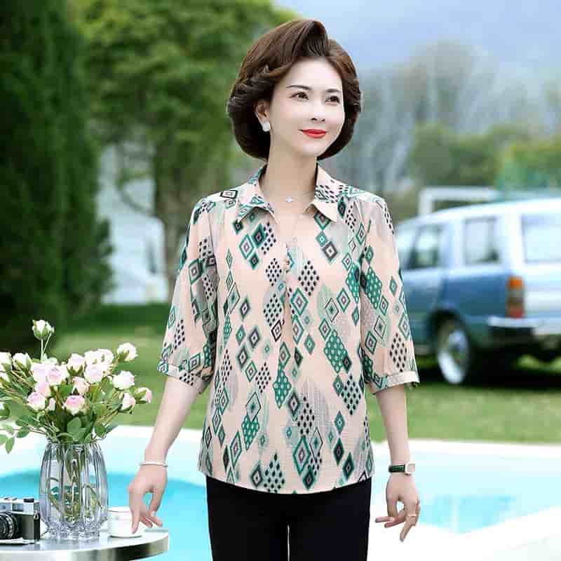 Áo vải lanh dạo phố mùa hè mát mẻ 