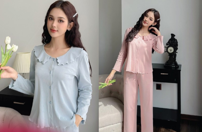 Mẫu đồ ngủ mặc ở nhà dành cho trung niên 