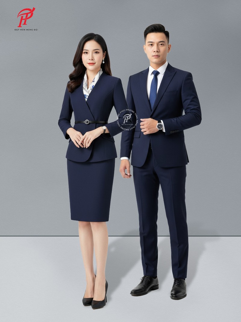 Mẫu váy vest trung niên giúp tôn lên nét thanh lịch nhưng không kém phần quý phái 