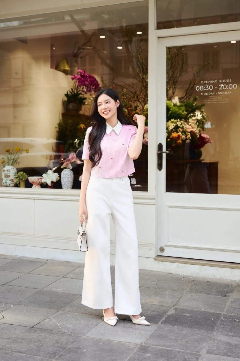 Ngọt ngào, nữ tính cùng áo màu Pastel 