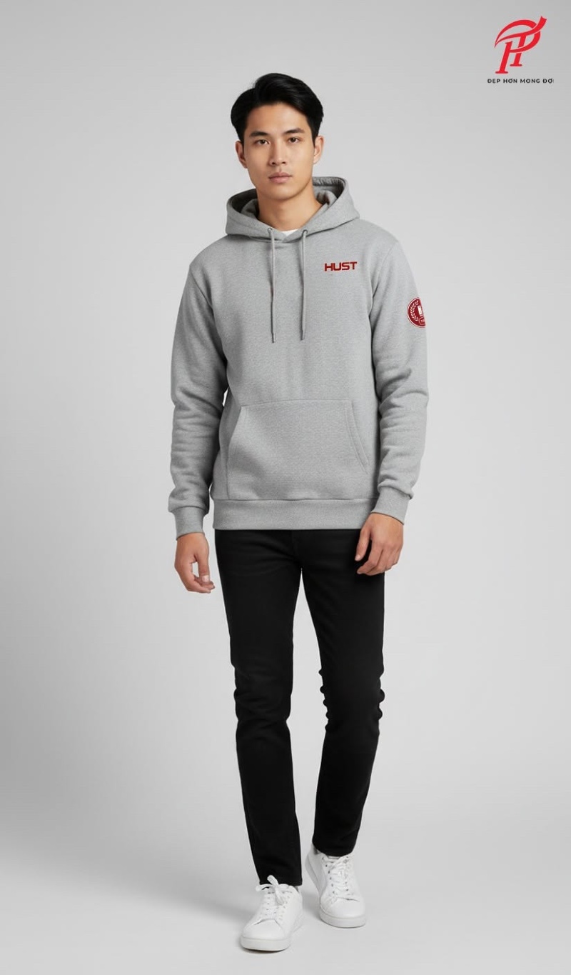 Áo hoodie và quần tây