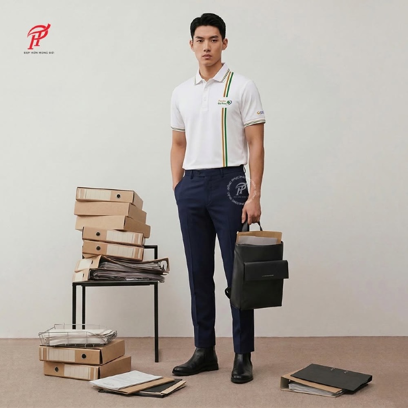 Áo thun polo và quần âu